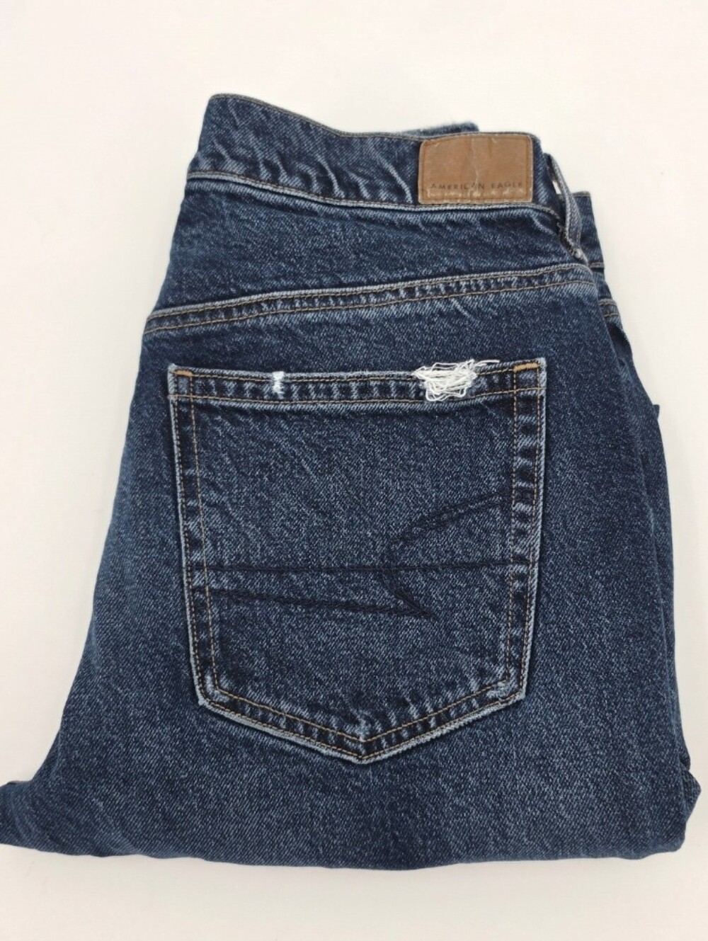 American Eagle Stretch 90s Skinny Jean 8 Long Dark Wash Denim